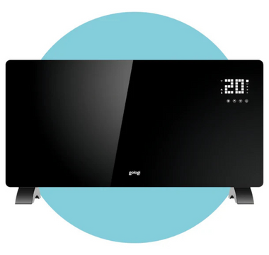 elektrische kachel 2000W in het zwart 