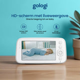 Babymonitor met usp blokken