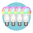 E27 RGBW bulb lampen (4 pack)